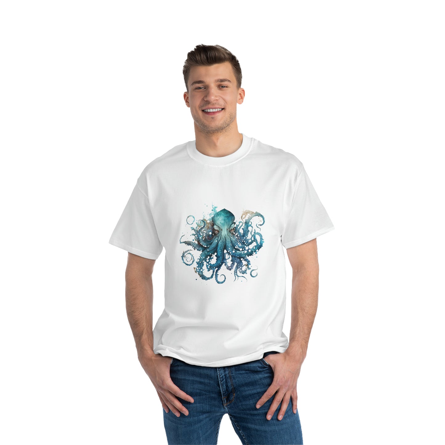 Beautiful Octopus for Adult 1 Beefy-T® Short-Sleeve T-Shirt