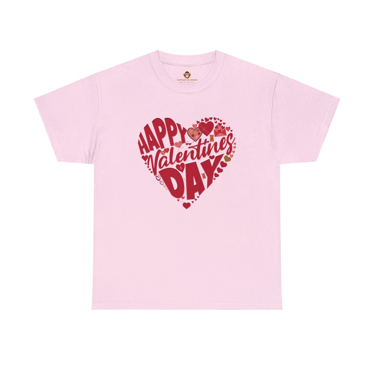 Happy Valentin's Day (Gildan · 5000) Unisex Heavy Cotton Tee