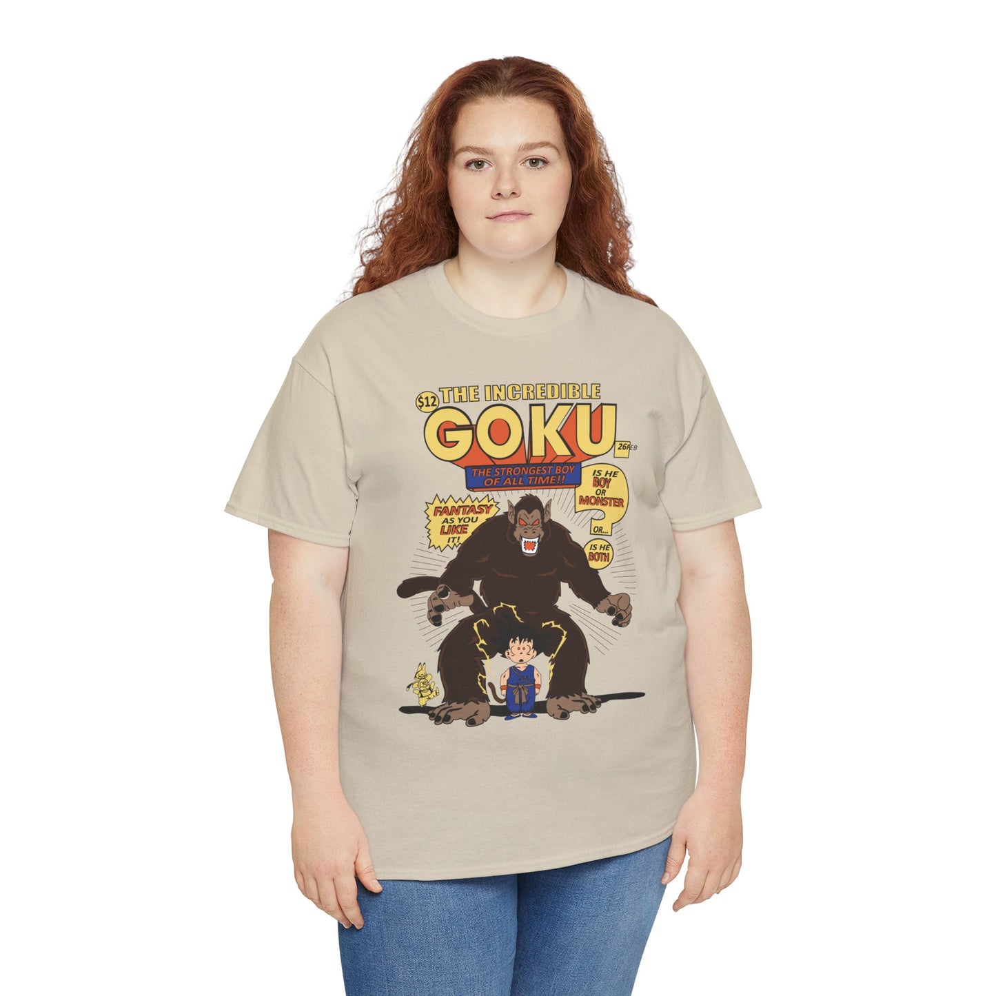 Goku Comic (Gildan · 5000) Unisex Heavy Cotton Tee