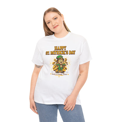 Happy St. Patrick's Day (Gildan · 5000) Unisex Heavy Cotton Tee