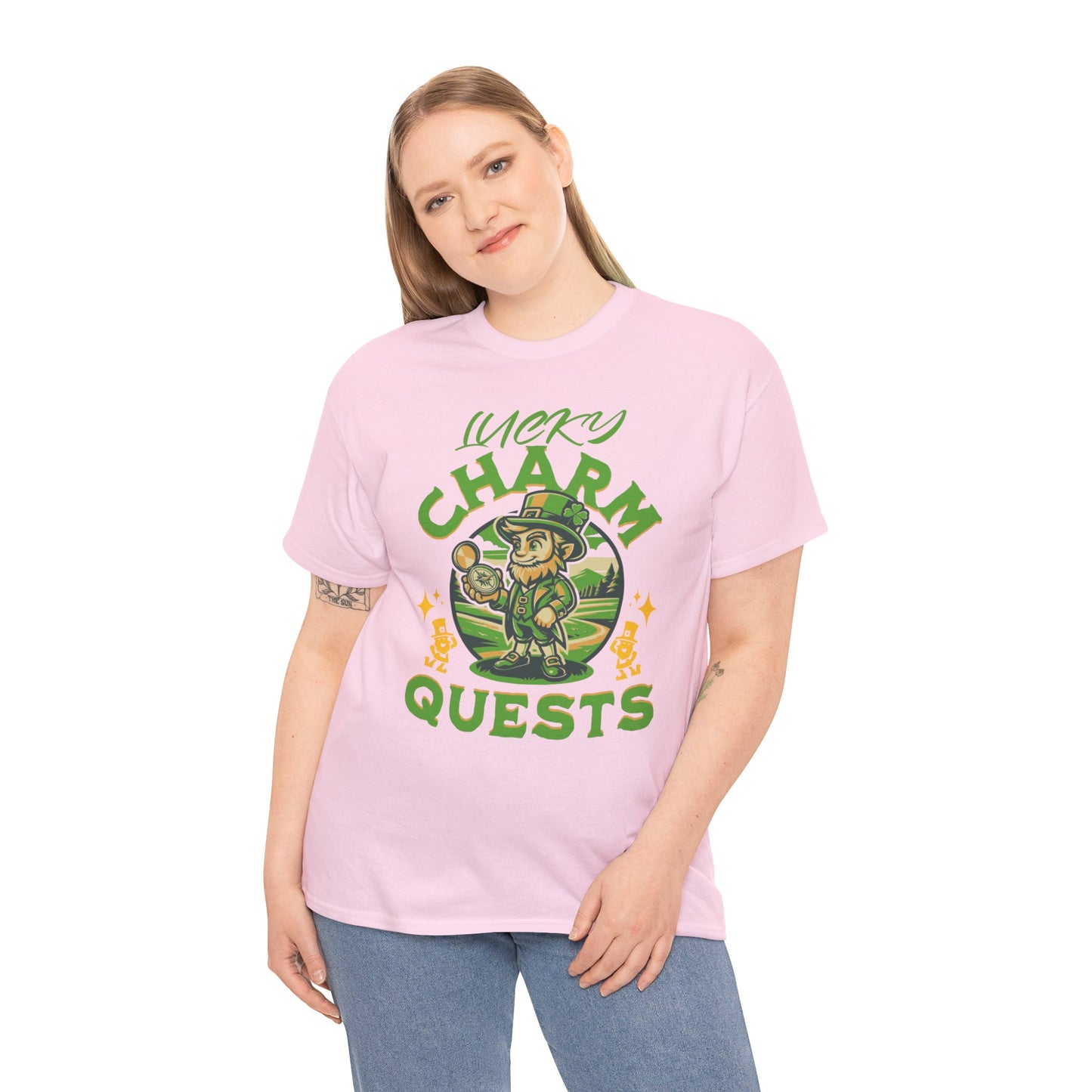 Lucky Charm Quest (Gildan · 5000) Unisex Heavy Cotton Tee