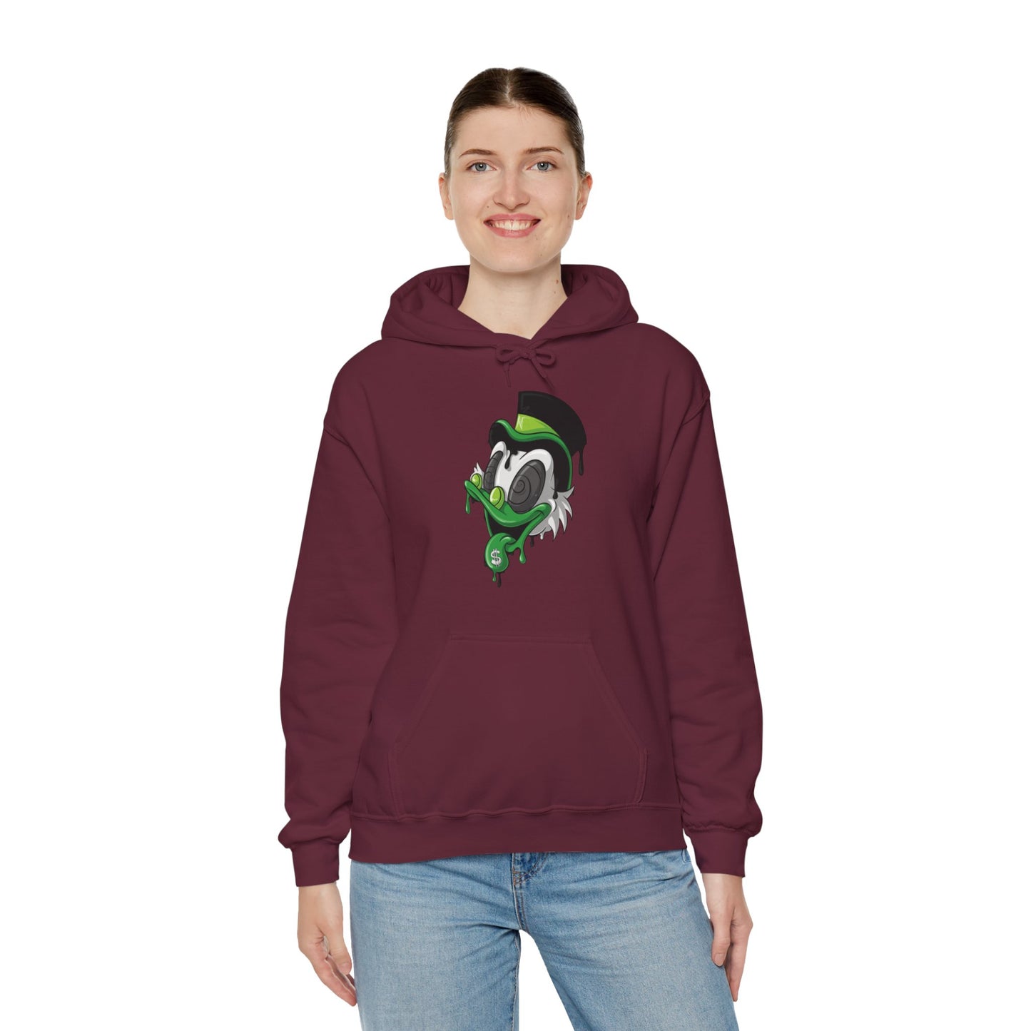 Money Duck for Adults Unisex Heavy Blend™ Hooded Sweatshirt