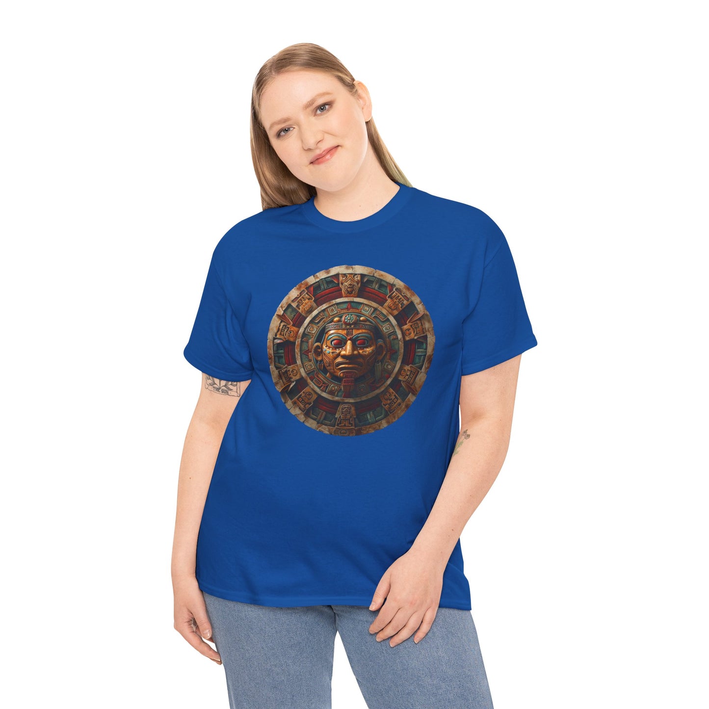 Mayan Calendar 1 (Gildan · 5000) Unisex Heavy Cotton Tee