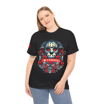 Jason Voorhees Camping Tee - Halloween