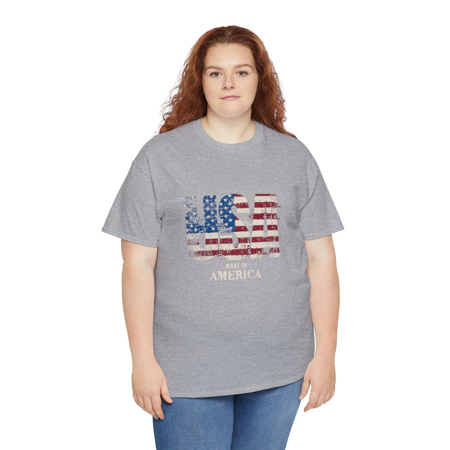 Made in the USA for Adults (Gildan · 5000) Unisex Heavy Cotton Tee