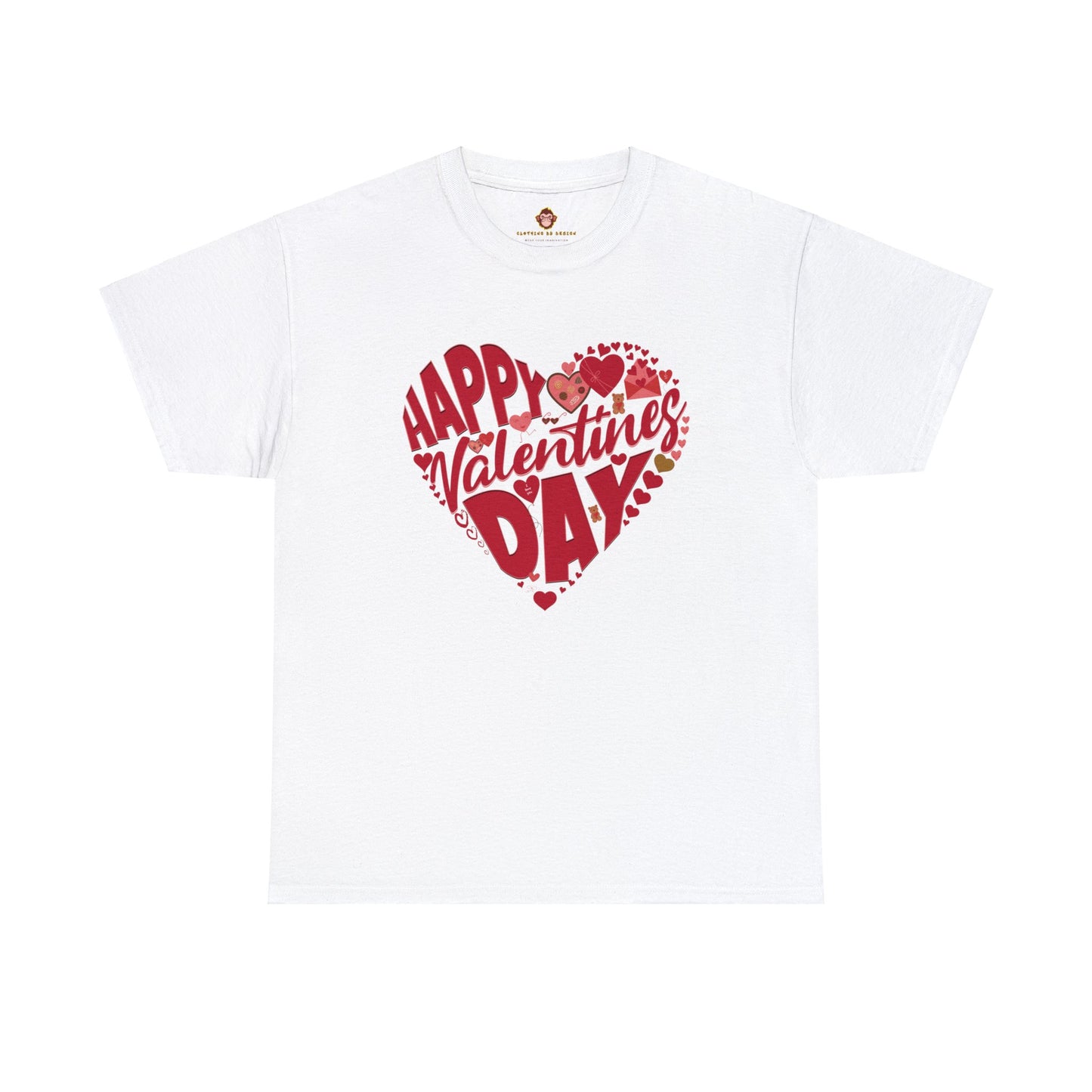 Happy Valentin's Day (Gildan · 5000) Unisex Heavy Cotton Tee