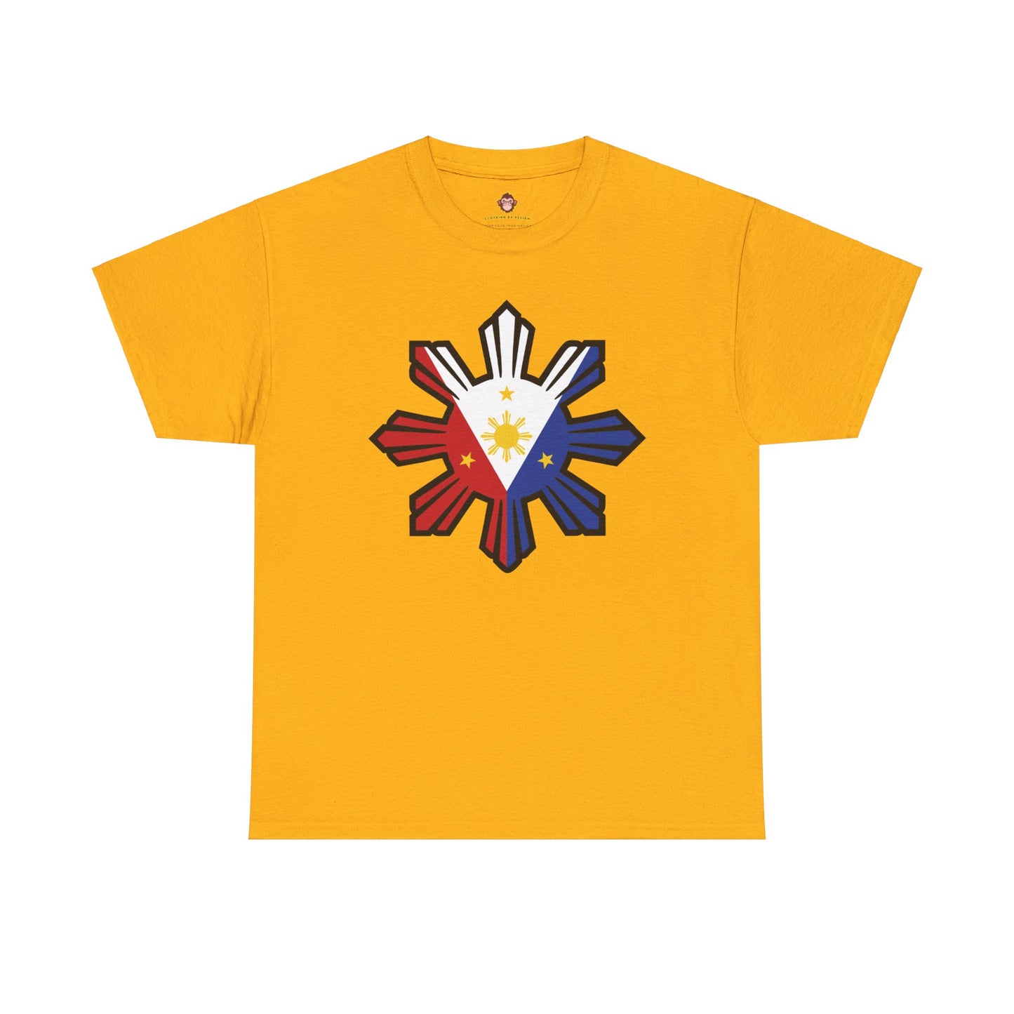 Filipino Flag 1 (Gildan · 5000) Unisex Heavy Cotton Tee