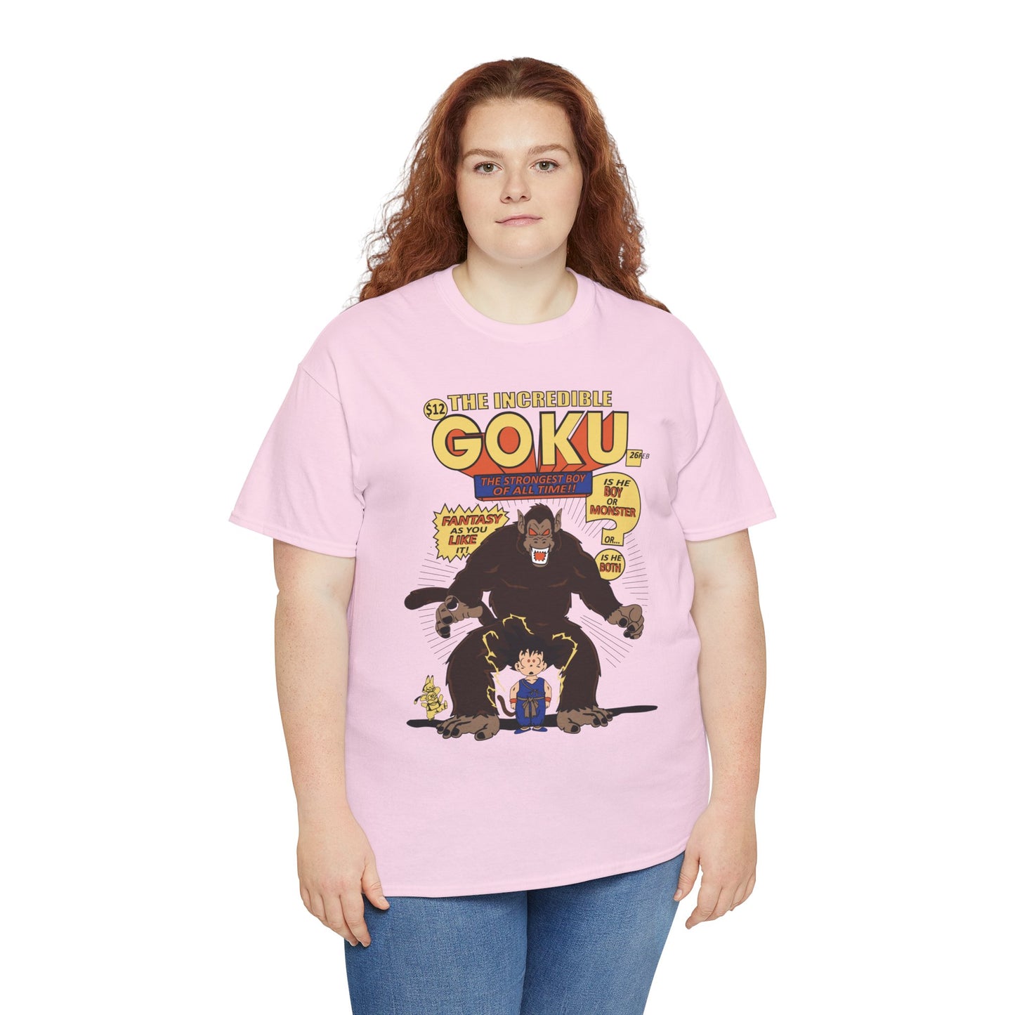 Goku Comic (Gildan · 5000) Unisex Heavy Cotton Tee