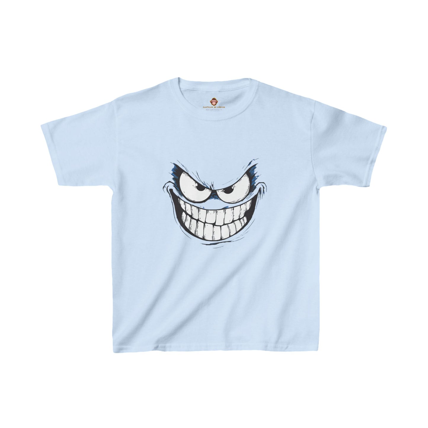 Youth Tee - Evil Grin Halloween Shirt for Kids