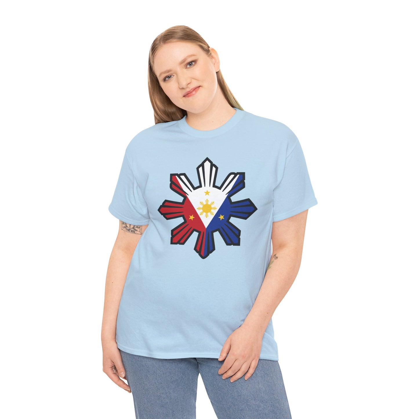 Filipino Flag 1 (Gildan · 5000) Unisex Heavy Cotton Tee