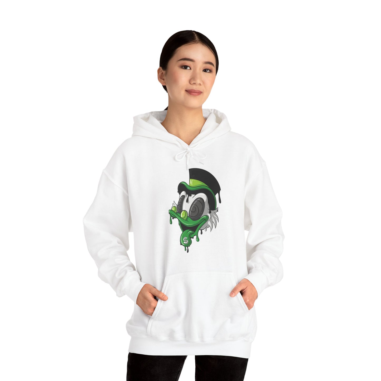 Money Duck for Adults Unisex Heavy Blend™ Hooded Sweatshirt