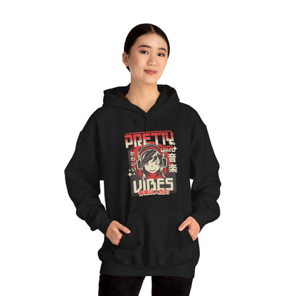 Kawaii Pretty Girl for Adults Unisex Heavy Blend™ Hooded Sweatshirt