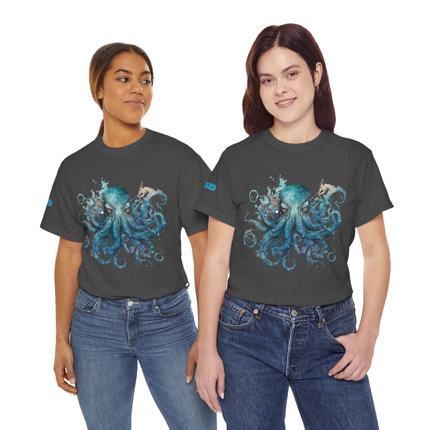 Blue Octopus Tee - Kraken