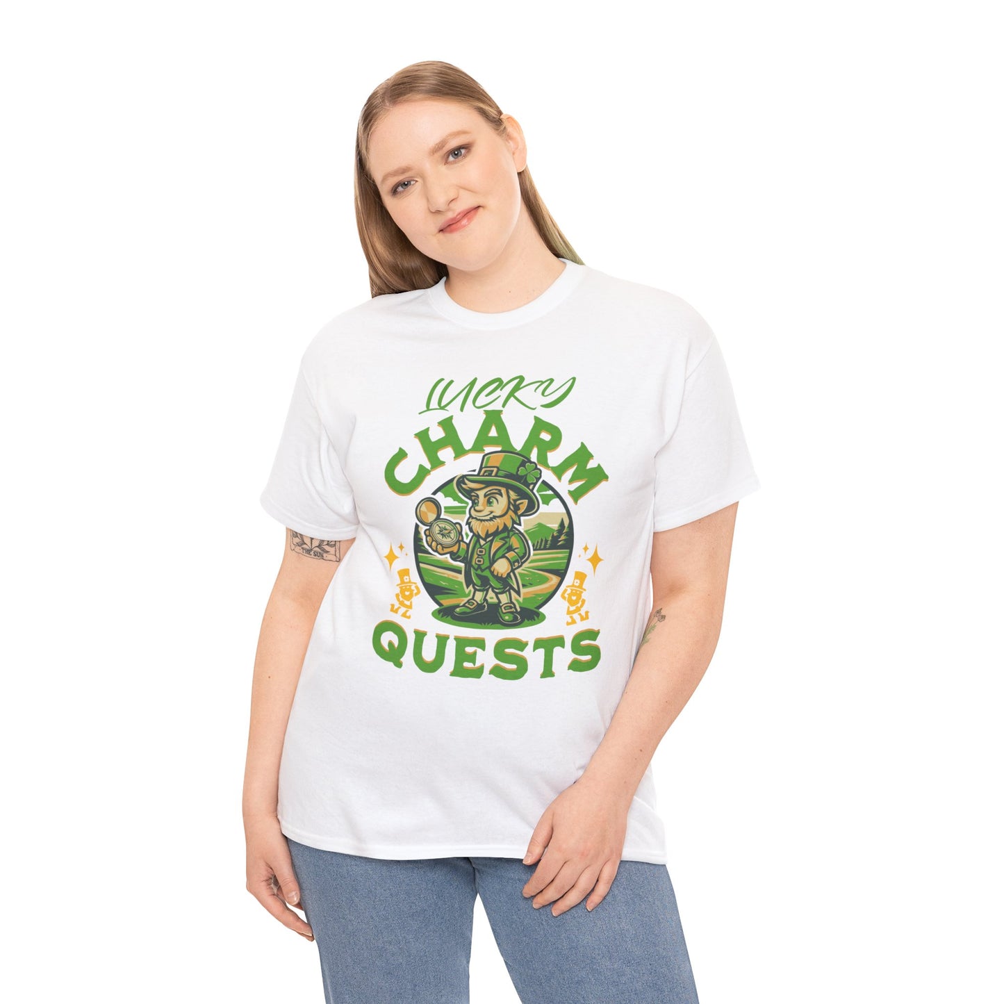 Lucky Charm Quest (Gildan · 5000) Unisex Heavy Cotton Tee