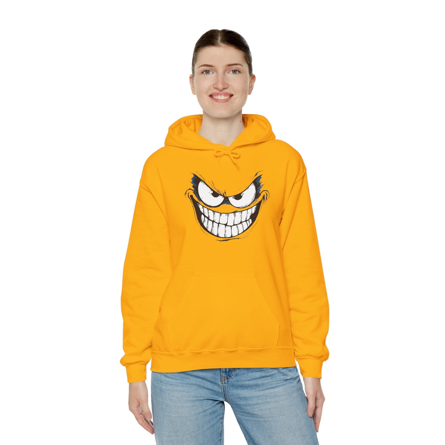 Clothing By Design Evil Grin Halloween Hoodie