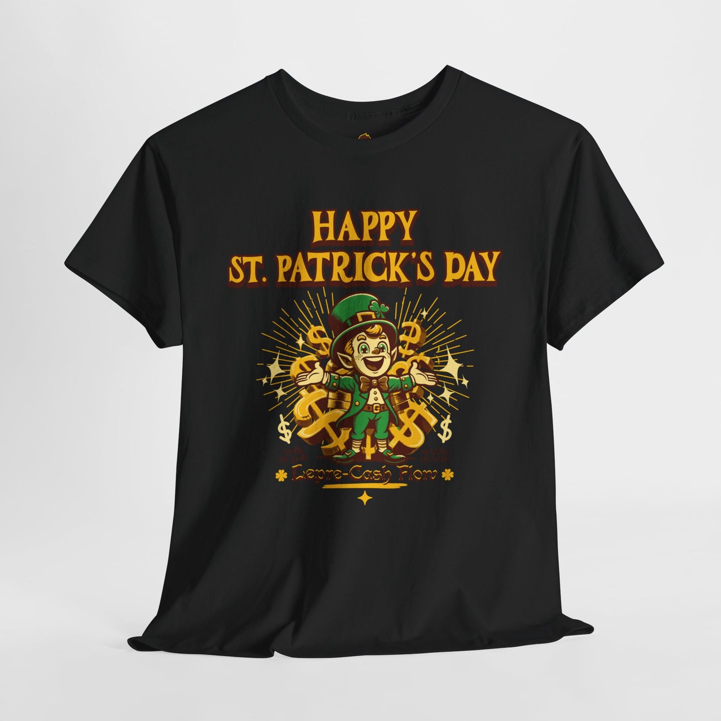 Happy St. Patrick's Day (Gildan · 5000) Unisex Heavy Cotton Tee