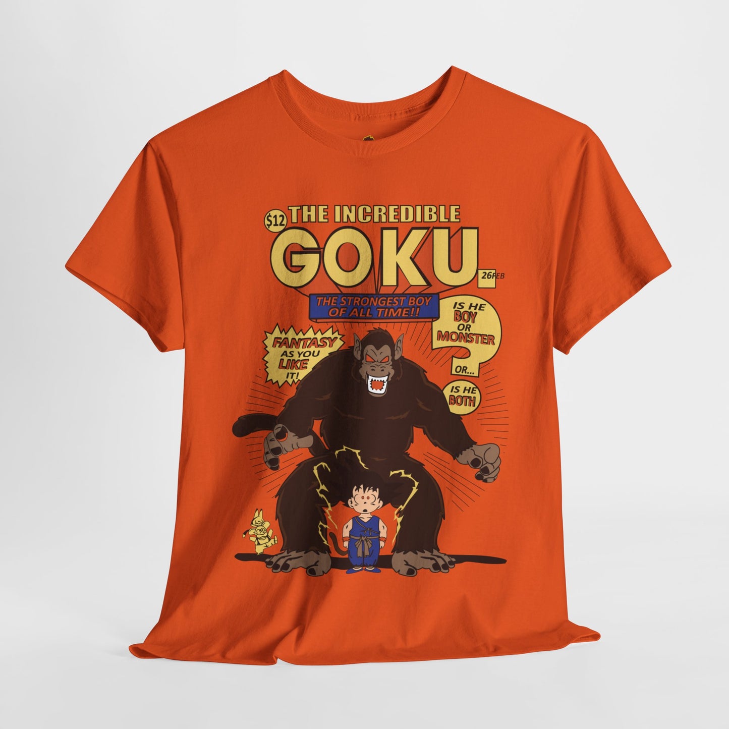 Goku Comic (Gildan · 5000) Unisex Heavy Cotton Tee