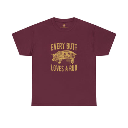 Every butt loves a rub 1 (Gildan · 5000) Unisex Heavy Cotton Tee