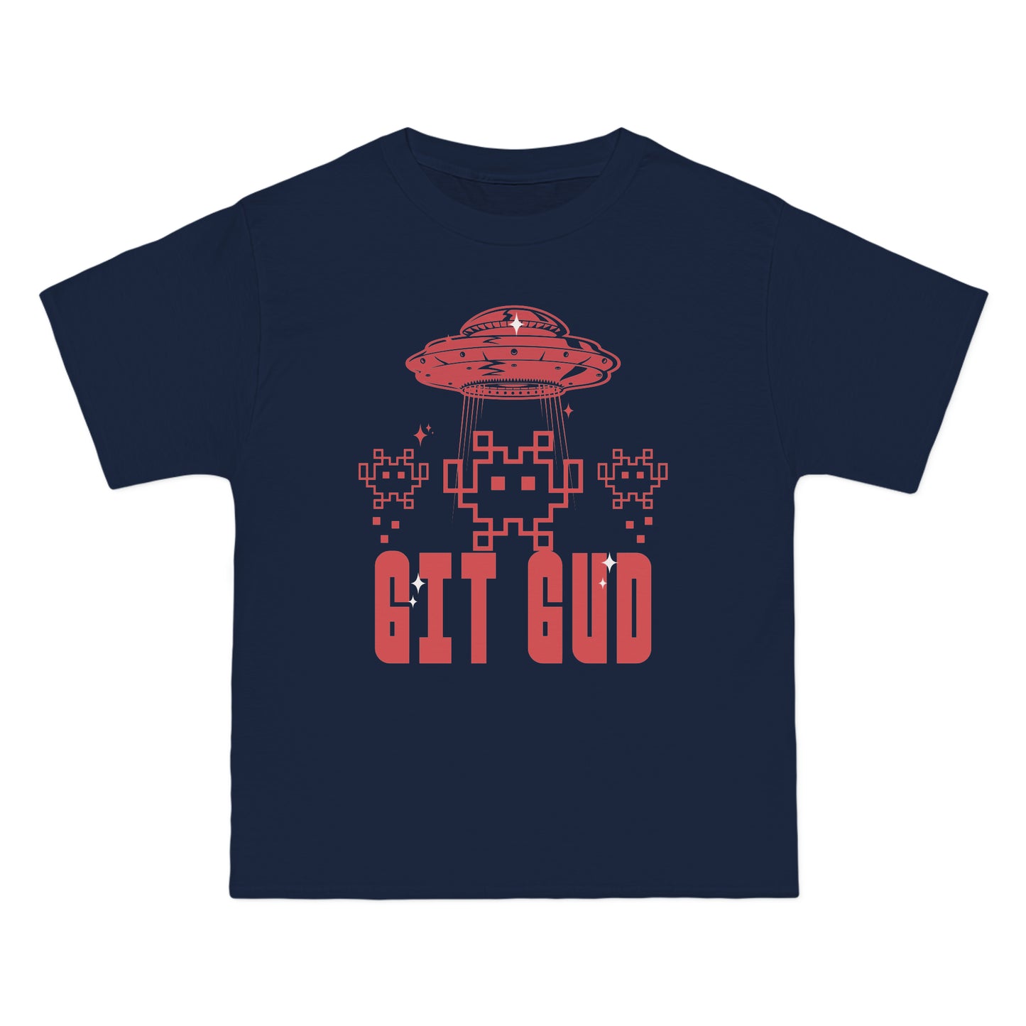 Retro GIT GUD Invaders for Adults 6 Beefy-T® Short-Sleeve T-Shirt