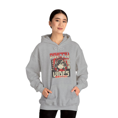 Kawaii Pretty Girl for Adults Unisex Heavy Blend™ Hooded Sweatshirt