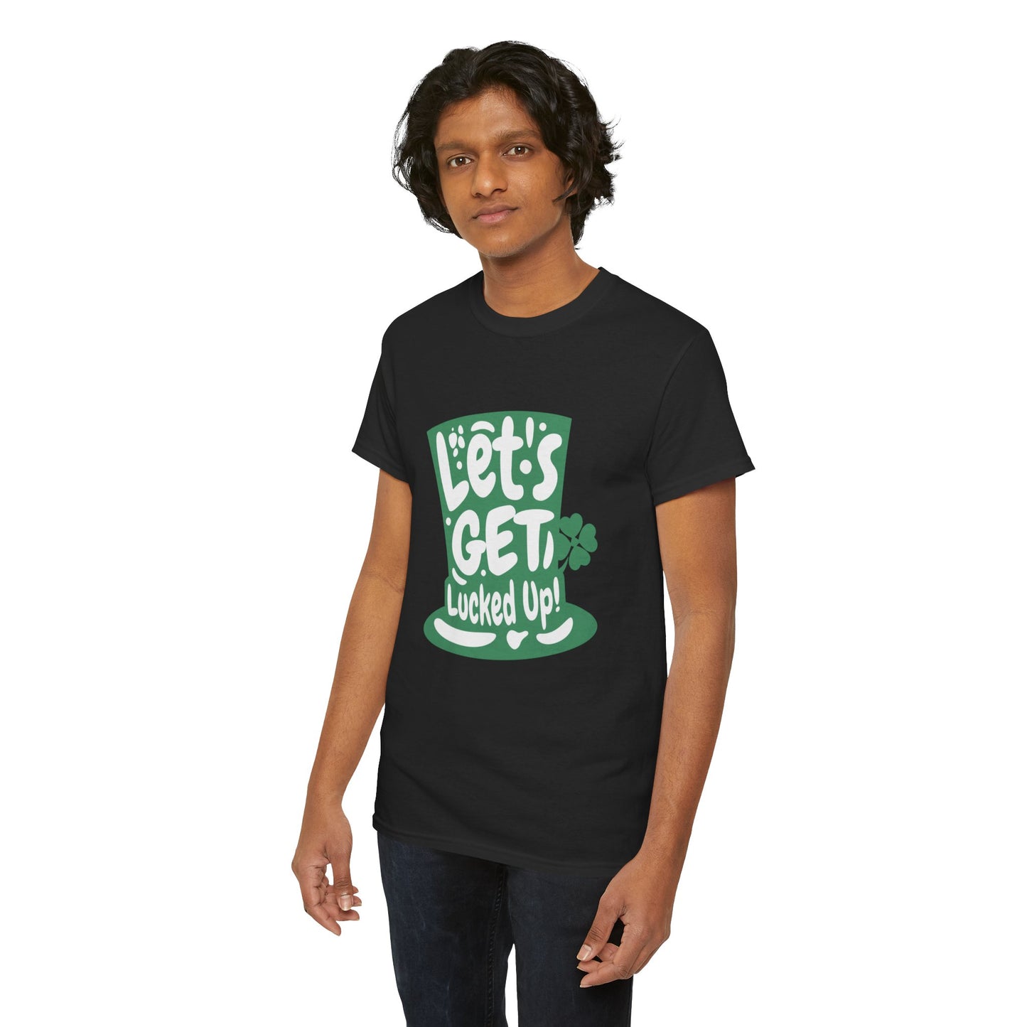 Let's get lucked up (Gildan · 5000) Unisex Heavy Cotton Tee