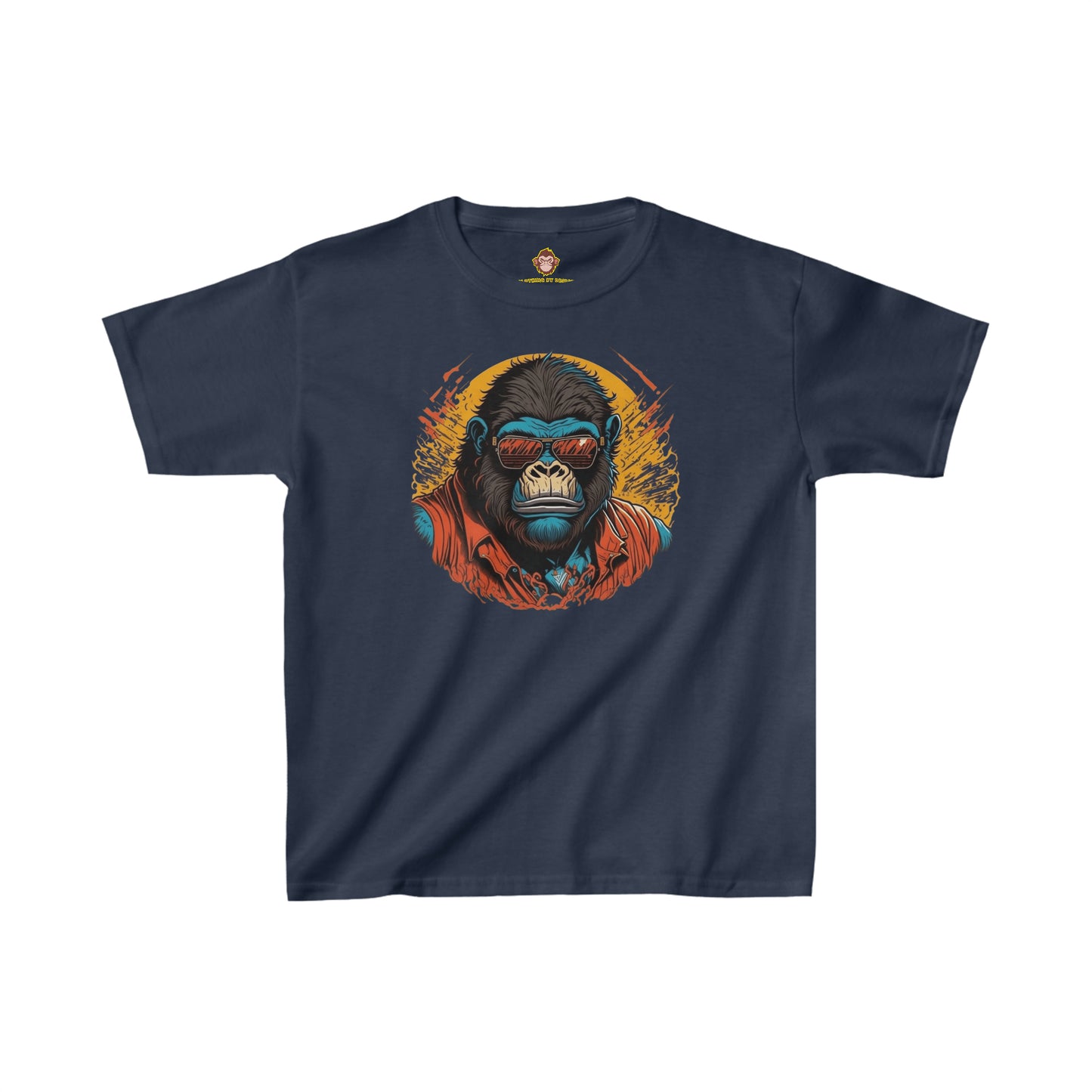 Joe Cool Gorilla for Kids (Gildan · 5000B) Heavy Cotton™ Tee