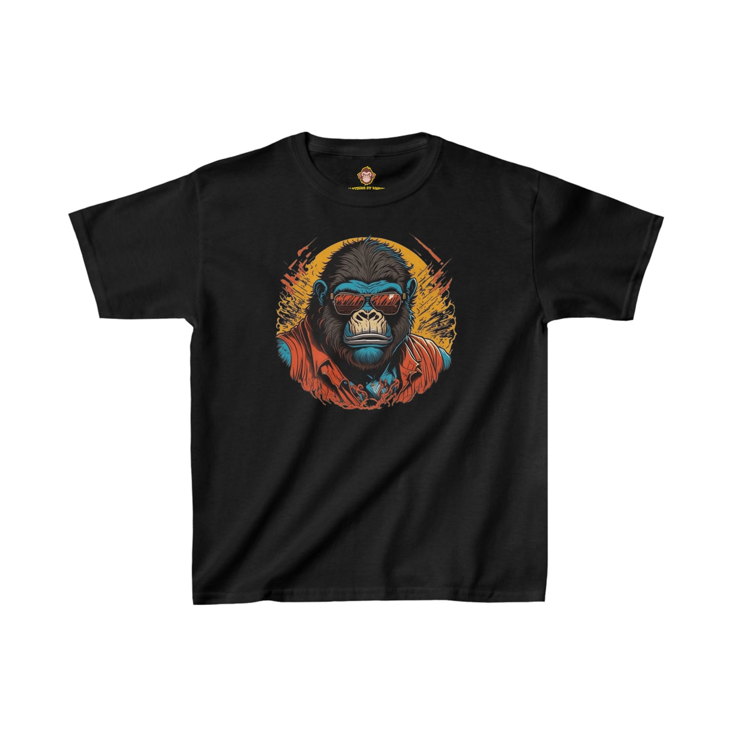 Joe Cool Gorilla for Kids (Gildan · 5000B) Heavy Cotton™ Tee