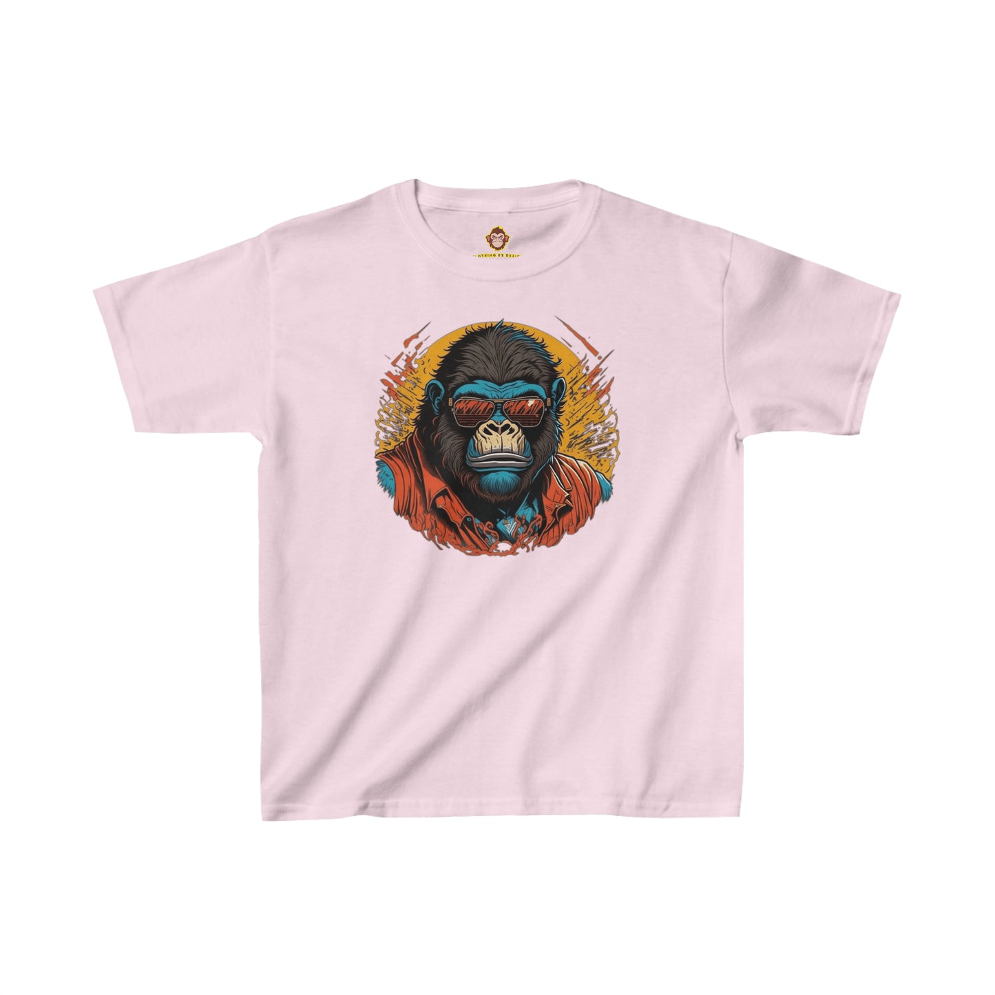 Joe Cool Gorilla for Kids (Gildan · 5000B) Heavy Cotton™ Tee