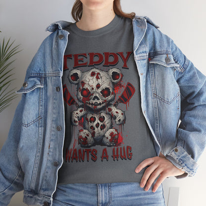 Halloween Evil Teddy Bear Unisex Tee