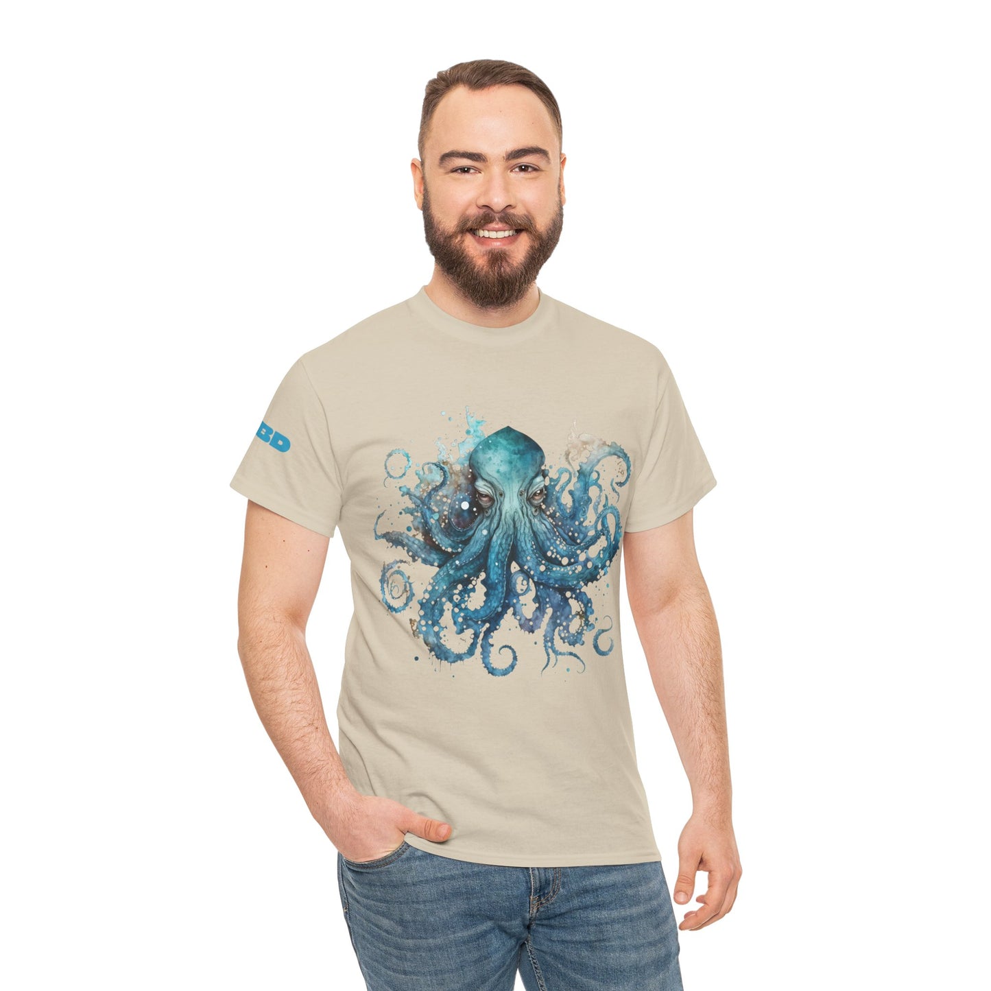 Blue Octopus Tee - Kraken