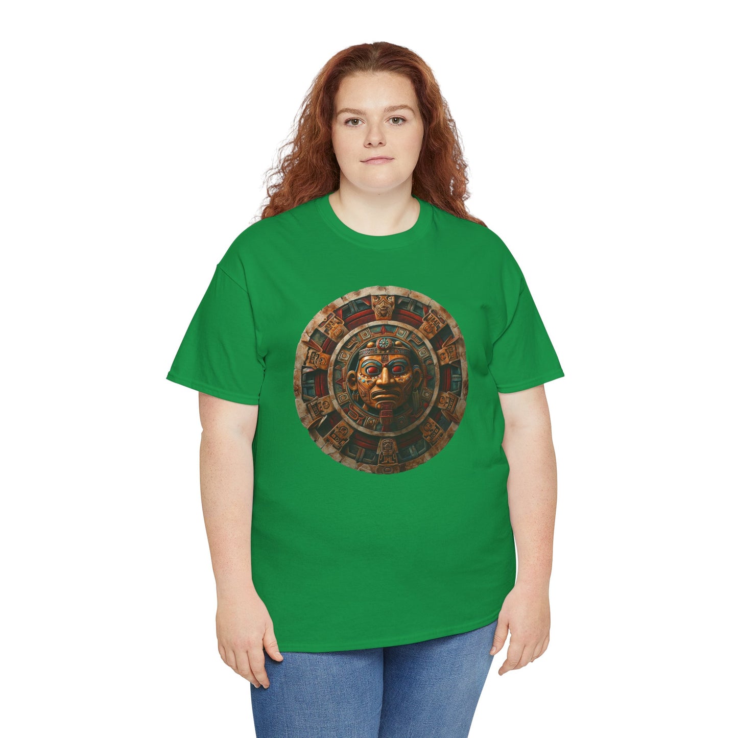 Mayan Calendar 1 (Gildan · 5000) Unisex Heavy Cotton Tee