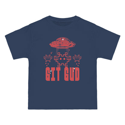 Retro GIT GUD Invaders for Adults 6 Beefy-T® Short-Sleeve T-Shirt