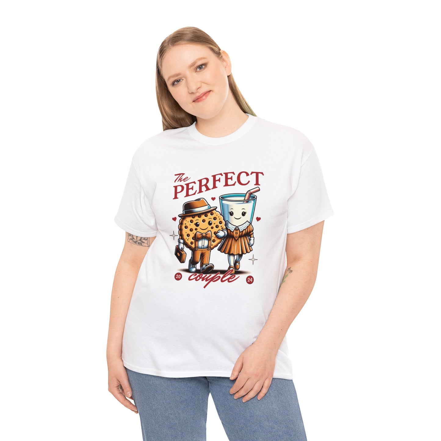 Perfect Couple for Adults (Gildan · 5000) Unisex Heavy Cotton Tee