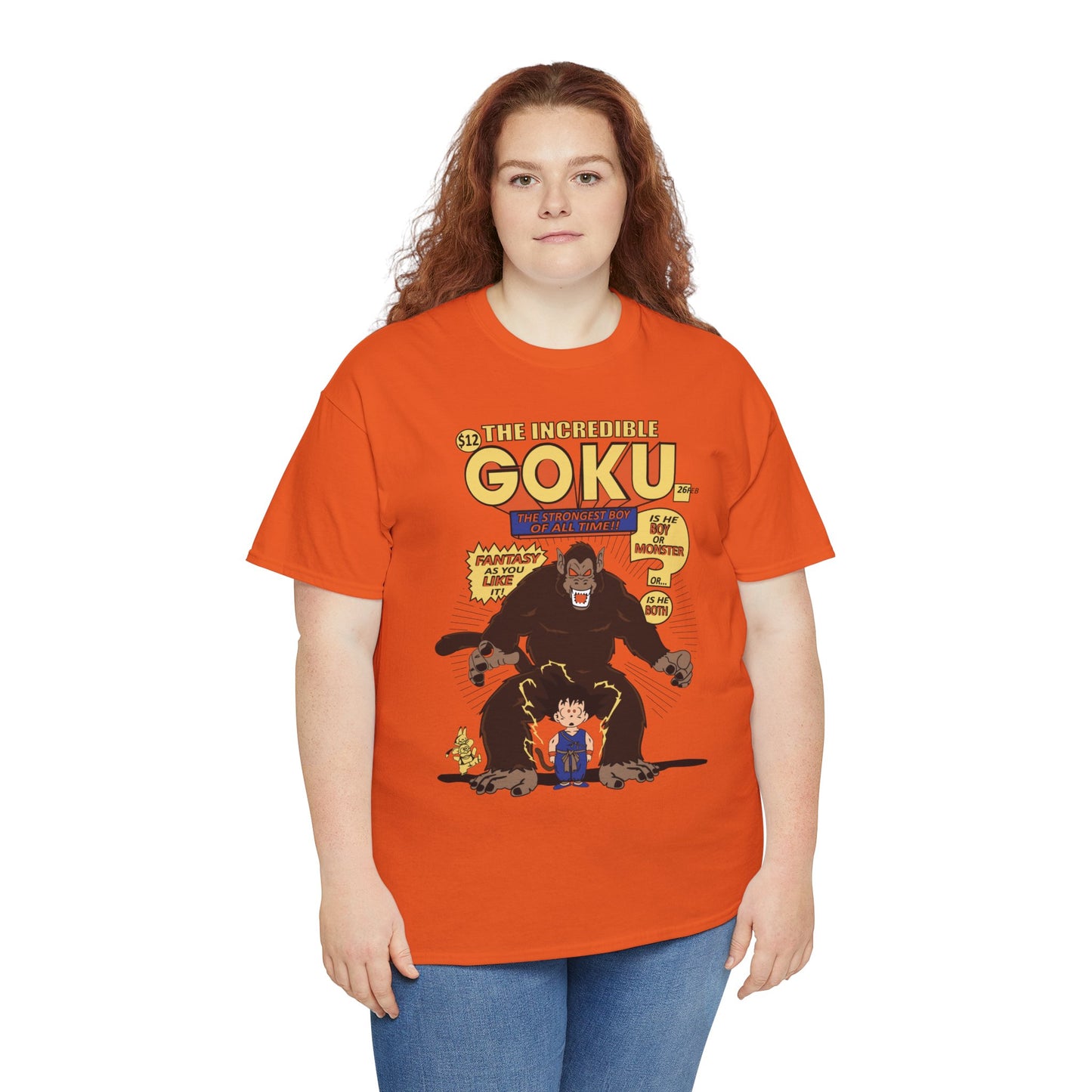 Goku Comic (Gildan · 5000) Unisex Heavy Cotton Tee