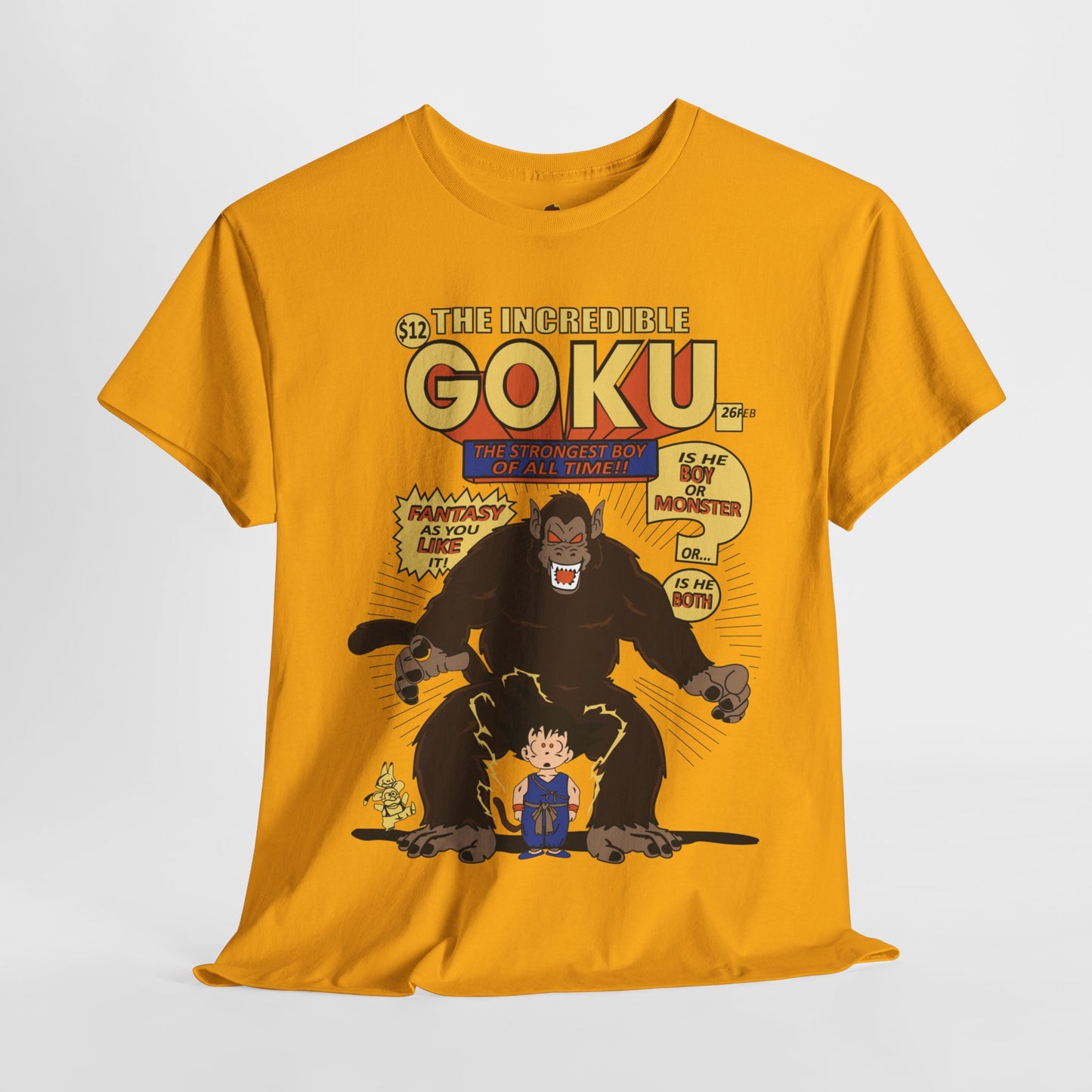 Goku Comic (Gildan · 5000) Unisex Heavy Cotton Tee