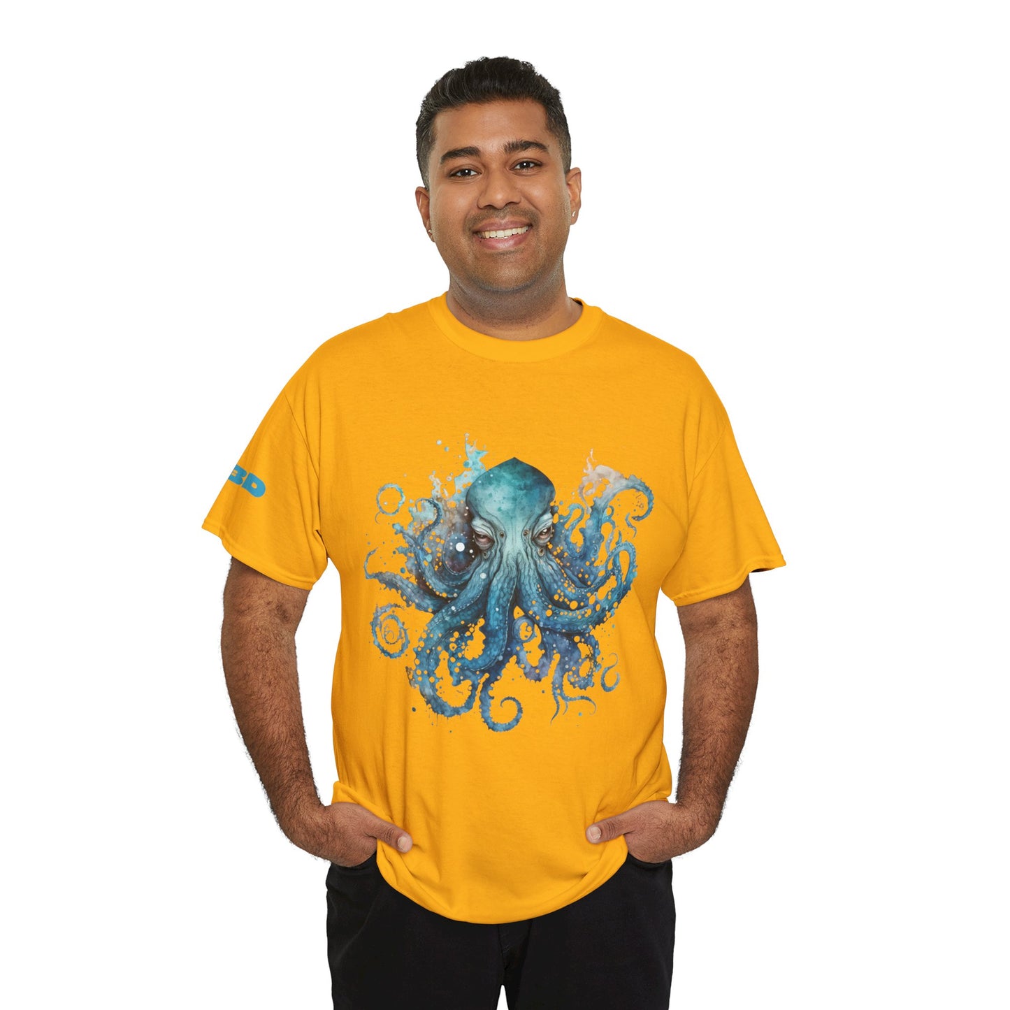 Blue Octopus Tee - Kraken