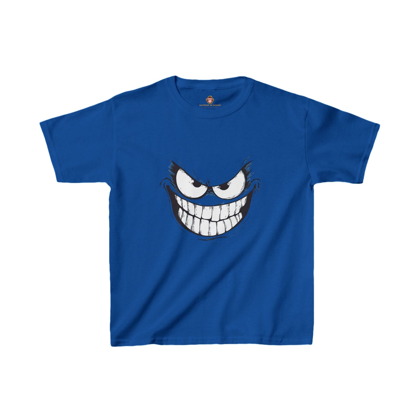 Youth Tee - Evil Grin Halloween Shirt for Kids