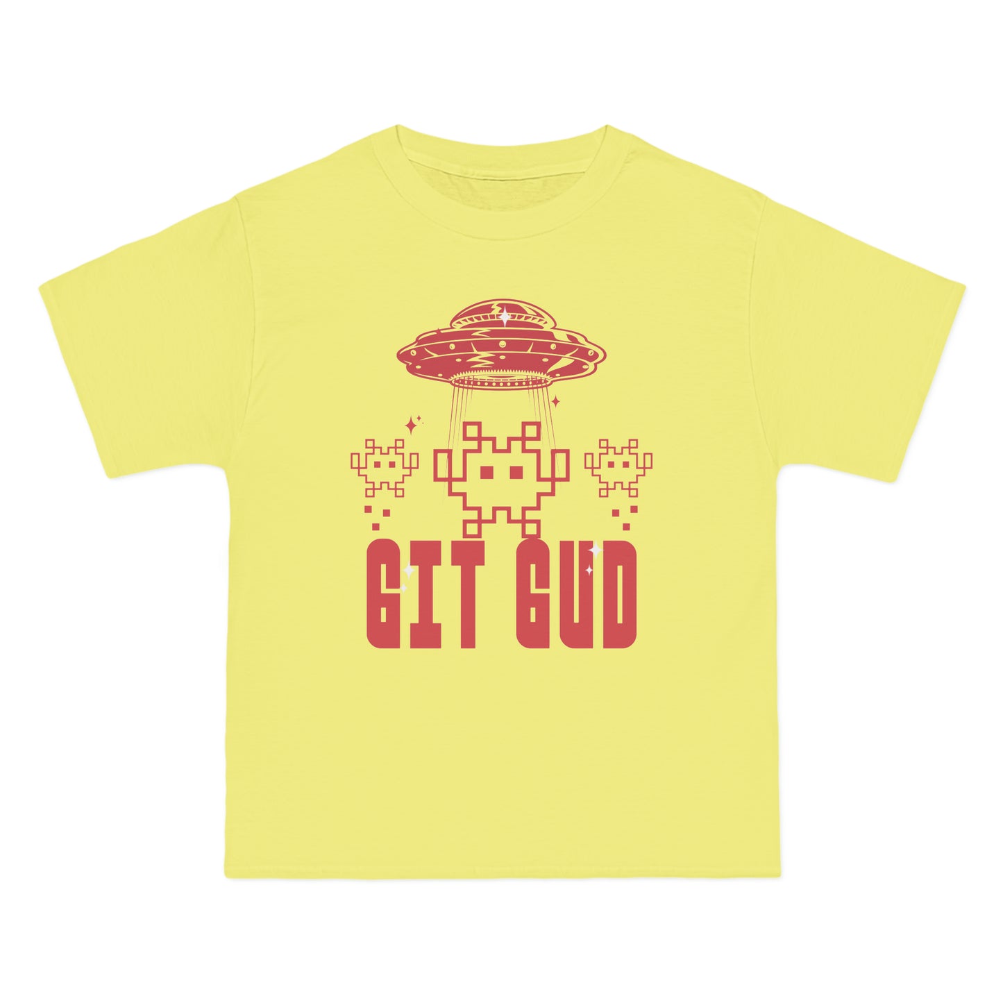 Retro GIT GUD Invaders for Adults 6 Beefy-T® Short-Sleeve T-Shirt