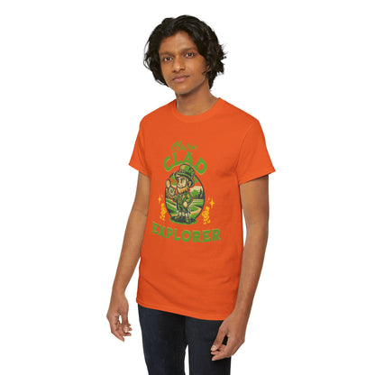 Clover Clad Explorer (Gildan · 5000) Unisex Heavy Cotton Tee