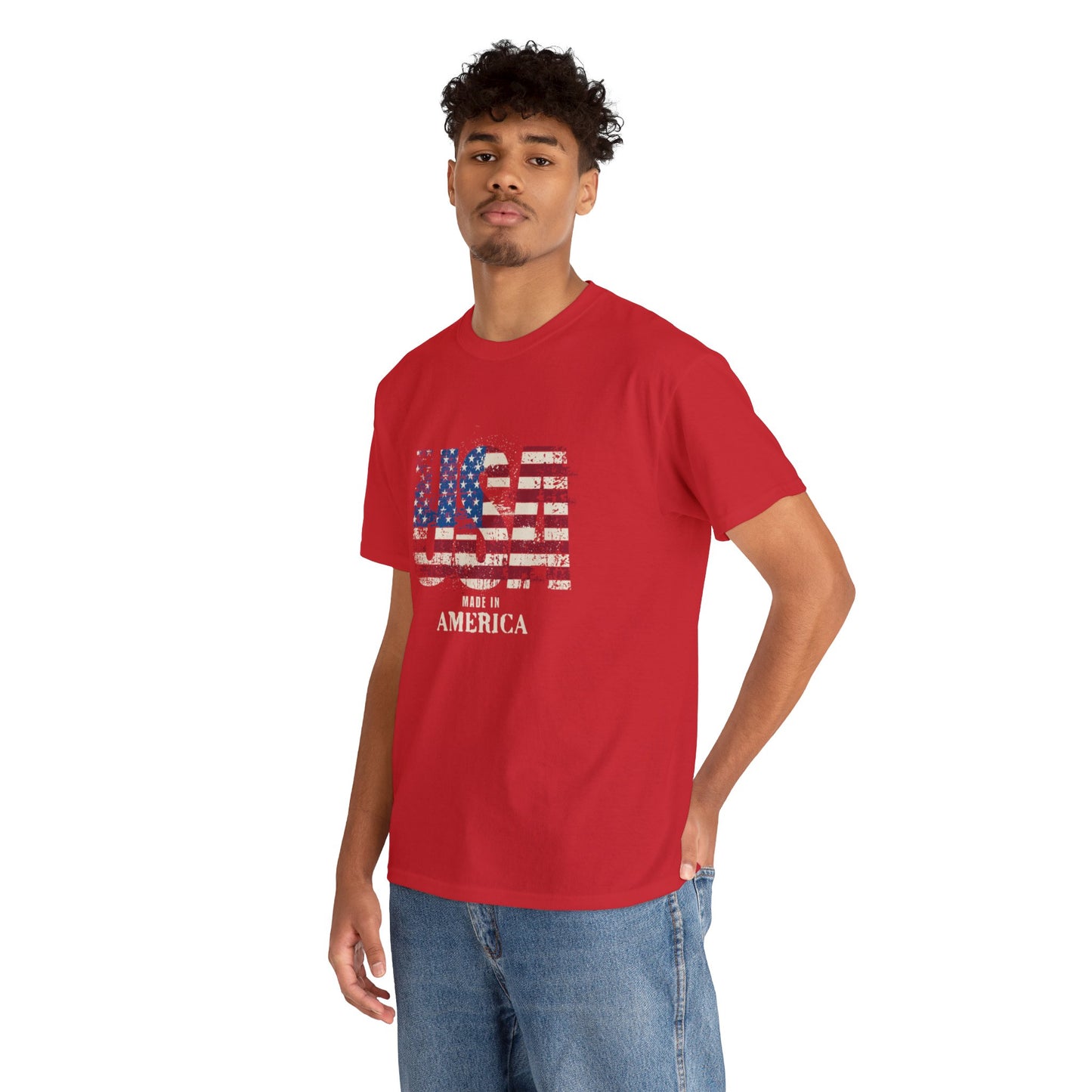 Made in the USA for Adults (Gildan · 5000) Unisex Heavy Cotton Tee