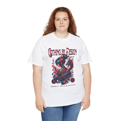 Deadly Female Shinobi (Gildan · 5000) Unisex Heavy Cotton Tee