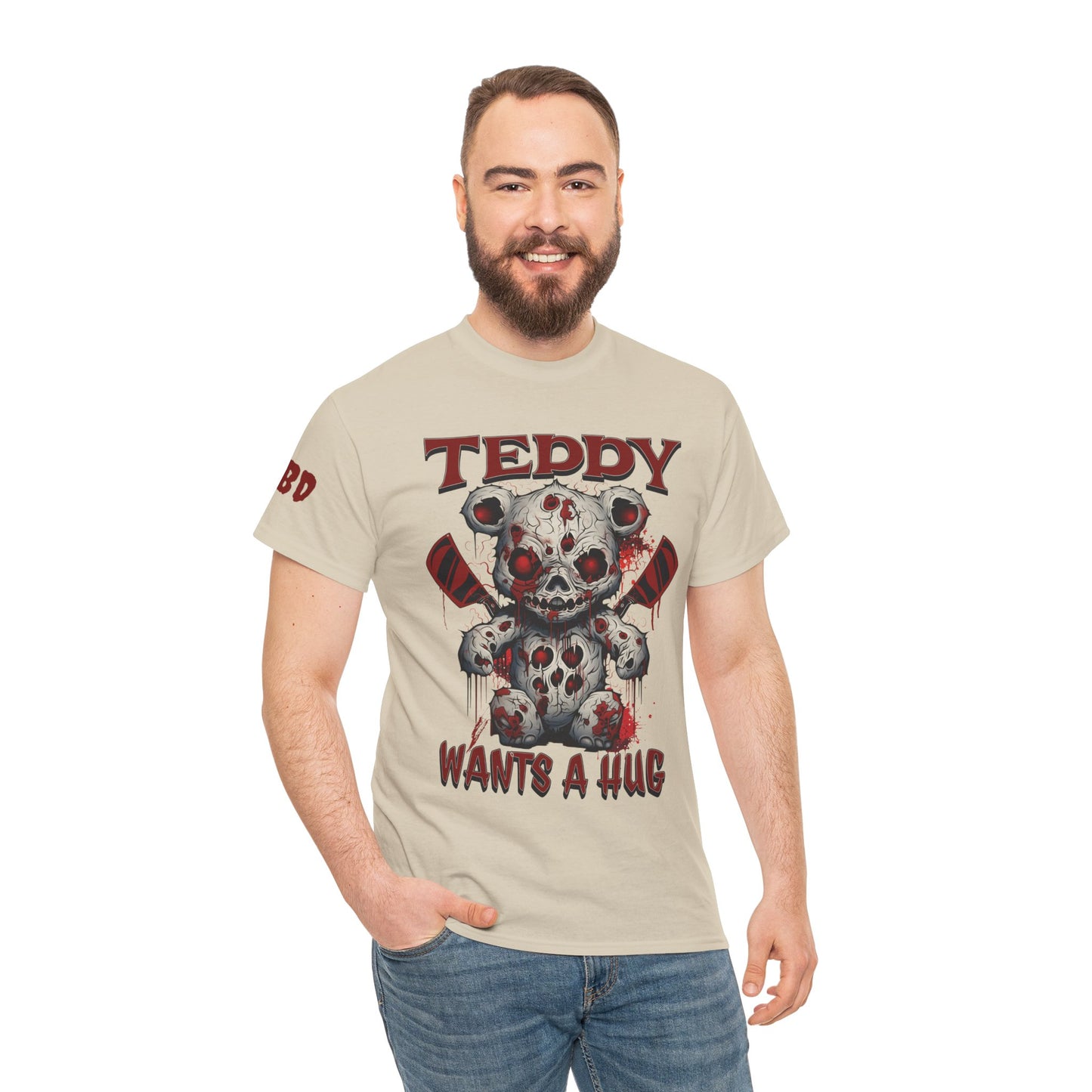 Halloween Evil Teddy Bear Unisex Tee