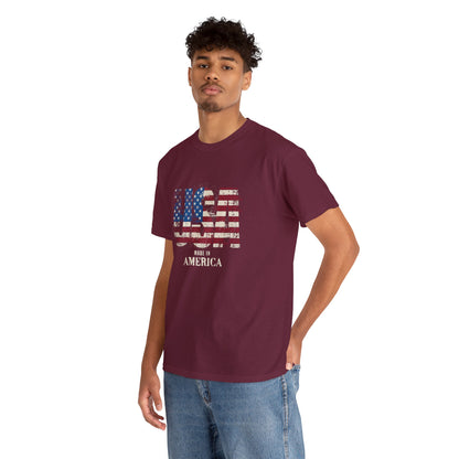 Made in the USA for Adults (Gildan · 5000) Unisex Heavy Cotton Tee