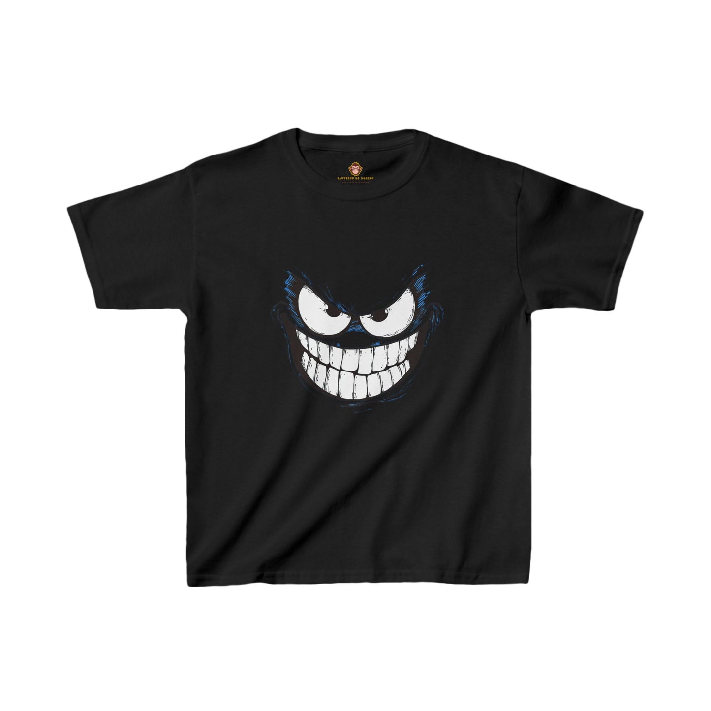 Youth Tee - Evil Grin Halloween Shirt for Kids