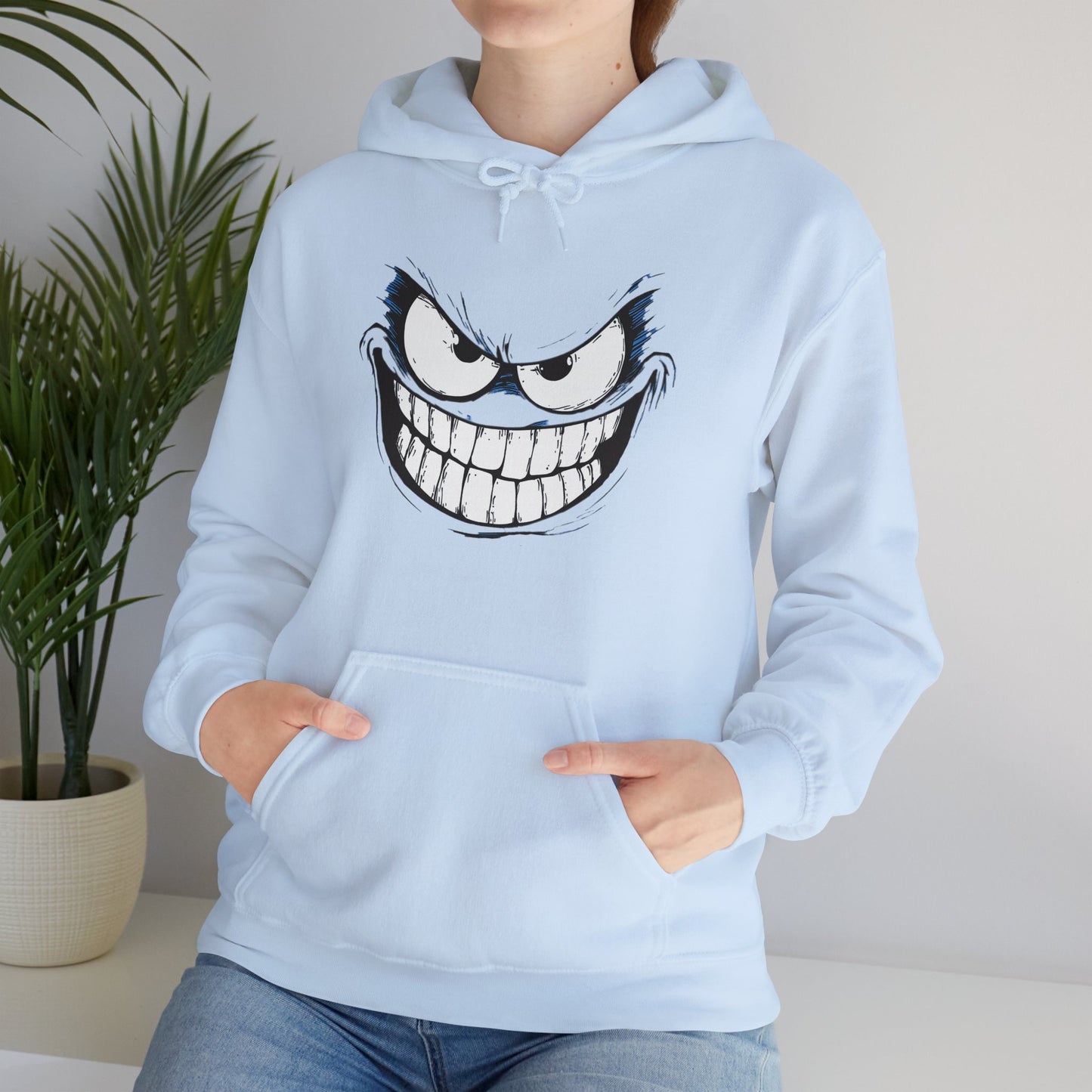 Clothing By Design Evil Grin Halloween Hoodie