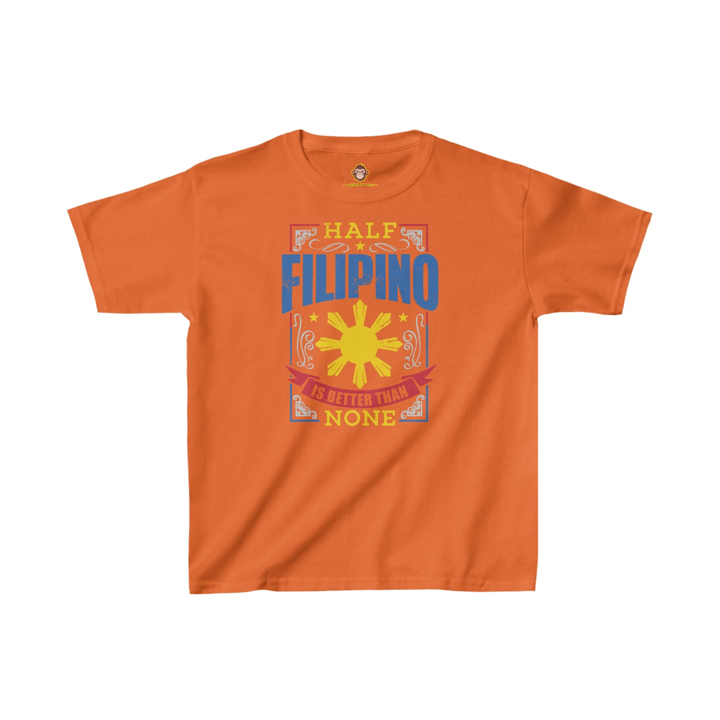 Half Filipino is better than none for Kids (Gildan · 5000B) Heavy Cotton™ Tee