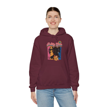 Colorful Floral Pretty Girls for Adults Unisex Heavy Blend™ Hooded Sweatshirt