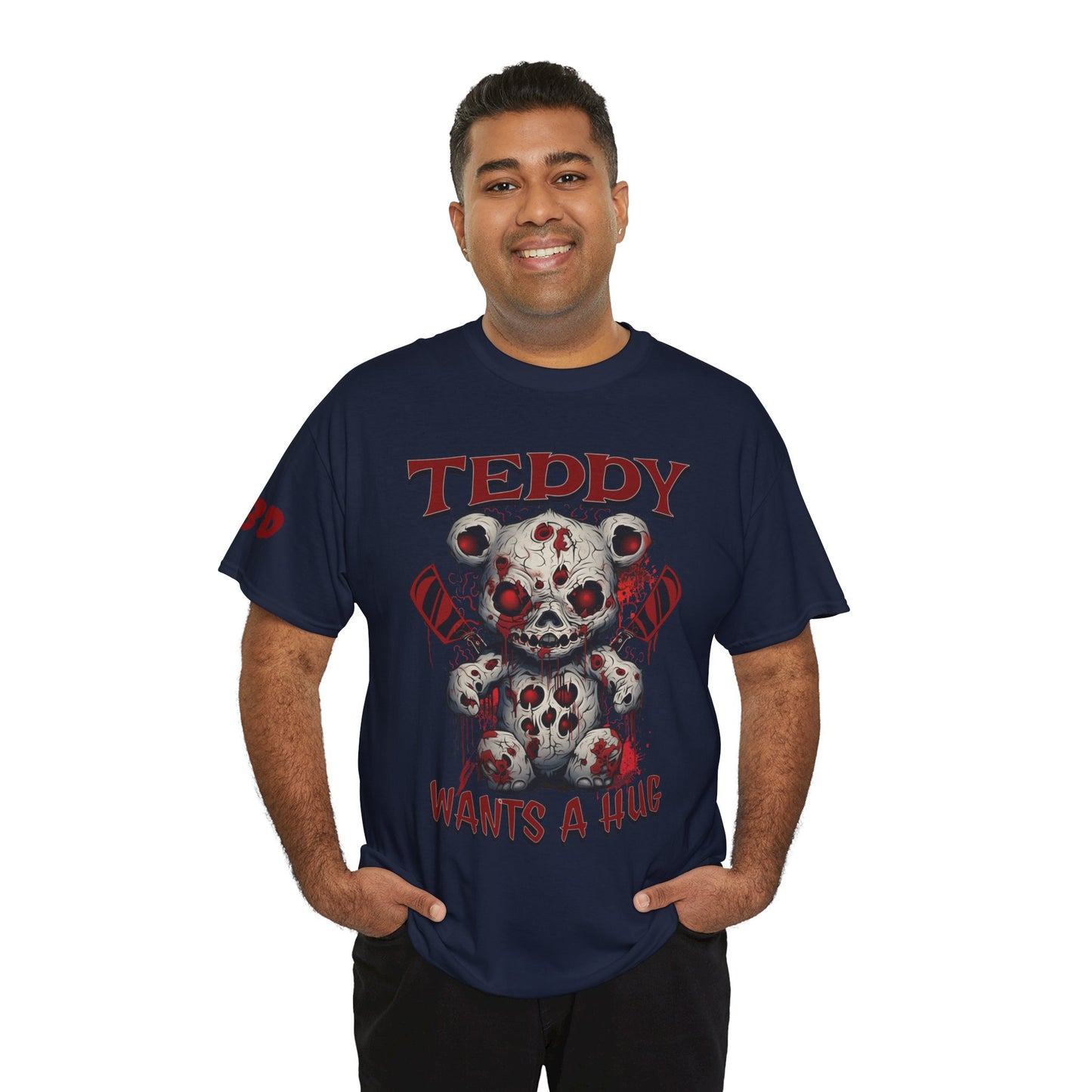 Halloween Evil Teddy Bear Unisex Tee