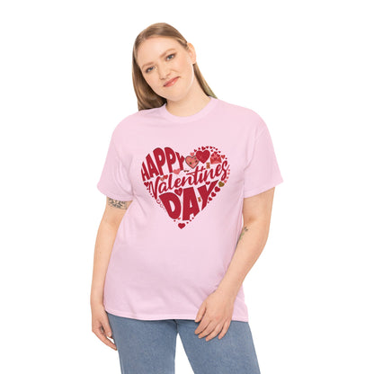 Happy Valentin's Day (Gildan · 5000) Unisex Heavy Cotton Tee