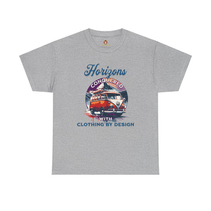 Horizons Conquered with Clothing By Design (Gildan · 5000) Unisex Heavy Cotton Tee